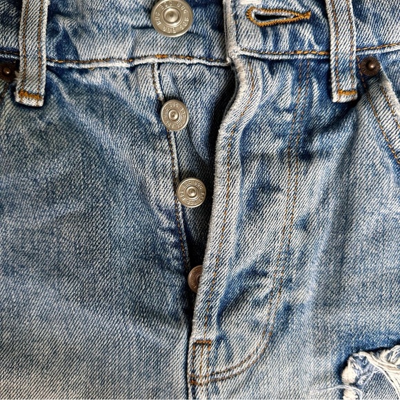 BDG Pax Mid Vintage Wash High-Waisted Denim Shorts Women’s 27 - Picture 4 of 8